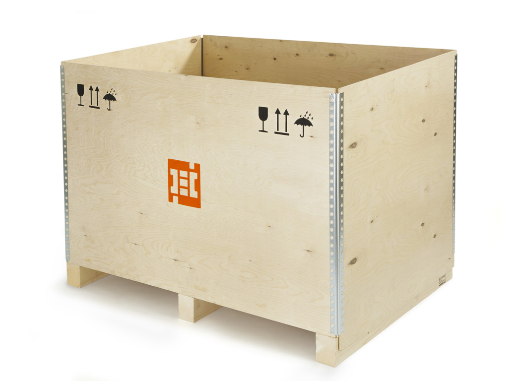 e-press folding crate without lid
